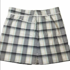 Izod golf stretch 6‎ black/white plaid skort